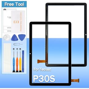 Touch Screen Replacement for Teclast P30S Tablet 10.1 inch Original Touch Screen Panel Digitizer Glass Replacement Parts with Tools(Not Include LCD)