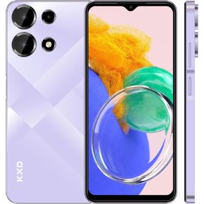 A10 Unlocked Smartphone 2024, 12+128GB/TF 256GB Expand, Android 13 Unlocked Cell Phones, 6.6" HD+ Screen 4500mAH Battery 13MP+8MP Camera Face ID, Dual SIM 4G Phone, US Version, Purple