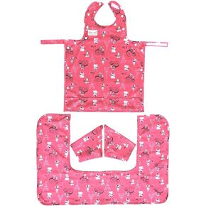 BIB-ON Plus, Full-Coverage Bib and Apron Combination for Infant, Baby, Toddler Ages 0-4.