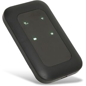 ASHATA Portable 4G LTE Mobile Hotspot, 3G 4G Mini Travel Pocket Router with Standard SIM Card Slot, 10 Users, 150Mbps Download, 50Mbps Upload, 72h Standby Time