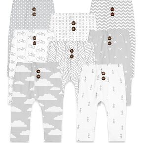Cotton Baby Pants Set for Toddler Boys Girls 8 Pack Toddler Newborn to 24 Months