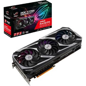 ASUS ROG Strix AMD Radeon RX 6700 XT OC Edition Gaming Graphics Card RDNA 2, PCIe 4.0, 12GB GDDR6, HDMI 2.1, DisplayPort 1.4a, Axial-tech Fan Design, 2.9-Slot, Super Alloy Power II, GPU Tweak II