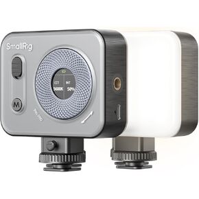 SMALLRIG Vibe P96 Pro Led Video Light, Portable Camera Light for Photography, Cold Shoe Light, CRI95+, 2500-6500K, 5 Effects, Fill Light Accessories for Content Creator, Streaming Pink 4786