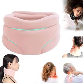 Cervicorrect Neck Brace for Snoring Sleeping Soft Foam, Neck Pain and Support for Women Men (Grey)