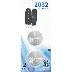 Replacement for Ford key fob battery,OEM CR2032 key fob battery fits (2011-2019) Edge Expedition Explorer Taurus Flex Escape Focus C-Max for Lincoln Navigator MKS MKT MKX-M3N5WY8609