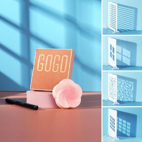 4PCS Product Photography Props Light and Shadow Boards 16 * 11inch Suitable for Food、Jewelry、Cosmetic、Craft and Other Small Products Photography