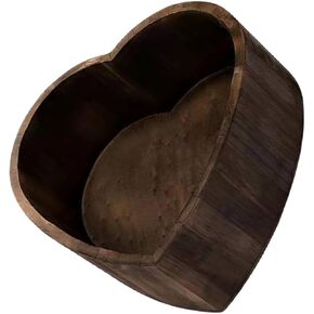 1pc Heart Shaped Photography Props Baby Gifts Infant Gifts Photo Props Kids Baby Basket Kid Gifts Photo Gifts Baby Posing Case Baby Clothes Newborn Modeling Wood