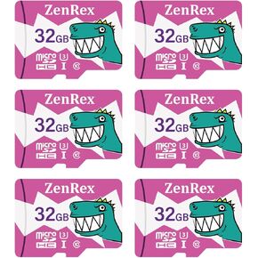 32GB Pack of 1, 6 Count Micro SDHC High Speed 4K UHD Full HD Video Recording C10 U1 A1 Memory Card for Camera Tablet Smartphone with Adapter