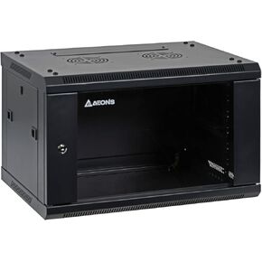 Aeons 9U Signature Wall Mount 19-inch IT Network Cabinet Enclosure Server Rack 16-inch depth vented door