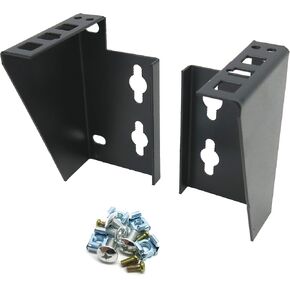 1U 19-Inch Steel Wall or Relay Rack Mountable Simple Vertical Rack and Server Rack