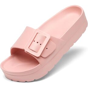 Women's Platform & Wedge Sandals with Arch Support for Woman Slides Comfort Lightweight Outdoor Slippers Ultra Cushion