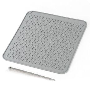 Baby Silicone Mat for Studying Platform,Standing High Chair Mats for Kids,Boys and Girls Kitchen Stool Non-Slip Pad,Keep Safe,Easy to Clean,Foldable and Reusable Cushion for Any Little Helper