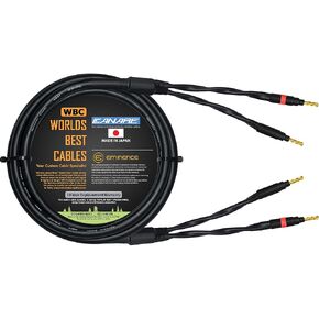 WORLDS BEST CABLES 6 Foot - Canare 4S11 – Audiophile Grade - HiFi Star-Quad Single Speaker Cable for Center Channel with Eminence Gold Banana Connectors
