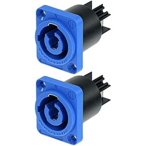 (2) جهازي PowerCON أصليان من NEUTRIK NAC3MPA-1 باللون الأزرق للوحة الهيكل in Kuwait