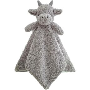Baby Green Dragon Soft Stuffed Animal Security Blanket, Plush Dinosaur Character Lovey Blanket, Baby Shower/Nursery Gift, Newborn Infant Toddler Snuggle Blankie for Boys Girls, 18 Inches