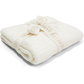 Barefoot Dreams Kids Unisex CozyChic® Lite Ribbed Baby Blanket Pearl One Size