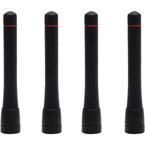 UHF 400-470MHz Stubby Antenna for ICOM FA-SC73US IC-F21 F24 F43 F44 F4000 F4001 F4010 F4011 F4018 F4023 F4026 F4161 Walkie Talkie Two Way Radio 4 Pack