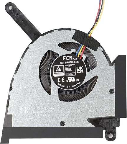 استبدال مروحة تبريد وحدة المعالجة المركزية + وحدة معالجة الرسومات الجديدة لـ ASUS TUF Dash (2022) F15 FX517 FX517Z FX517ZC FX517ZR FX517ZE/ZM RTX 3050 3050Ti Series FP85 DFS5K22305283E FP86 DFS5K22115371E DC5V 0.5A in Saudi Arabia