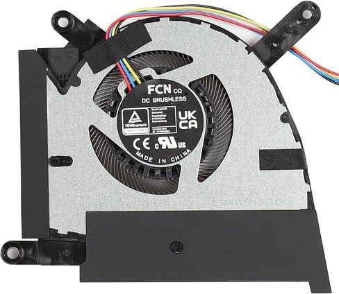 استبدال مروحة تبريد وحدة المعالجة المركزية + وحدة معالجة الرسومات الجديدة لـ ASUS TUF Dash (2022) F15 FX517 FX517Z FX517ZC FX517ZR FX517ZE/ZM RTX 3050 3050Ti Series FP85 DFS5K22305283E FP86 DFS5K22115371E DC5V 0.5A in Saudi Arabia