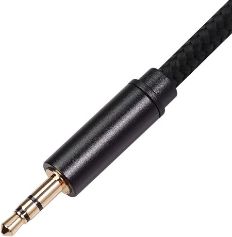 2 Pack 3.5mm to 1/4 inch Female Headphone Adapter, Quarter 1/4 inch 6.35mm Stereo Female Jack to 1/8 inch 3.5mm Male Audio Adapter for Headphone, Amplifiers, Guitar, Amp etc.- 12inch/30cm in Saudi Arabia