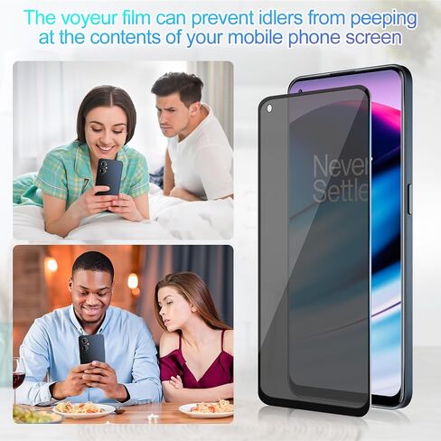 3 قطع واقي شاشة للخصوصية لهاتف OnePlus Nord N20 5G [زجاج مقسى مضاد للتجسس]، فائق الدقة، مضاد للخدش، خالٍ من الفقاعات، زجاج واقي سهل التركيب 9H لهاتف 1+ Nord N20 5G in Saudi Arabia