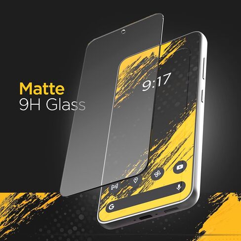 magglass Matte Screen Protector for Samsung Galaxy S24 , Anti Glare Tempered Glass with Easy Applicator (S24) in Saudi Arabia