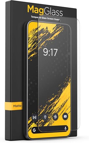magglass Matte Screen Protector for Samsung Galaxy S24 , Anti Glare Tempered Glass with Easy Applicator (S24) in Saudi Arabia
