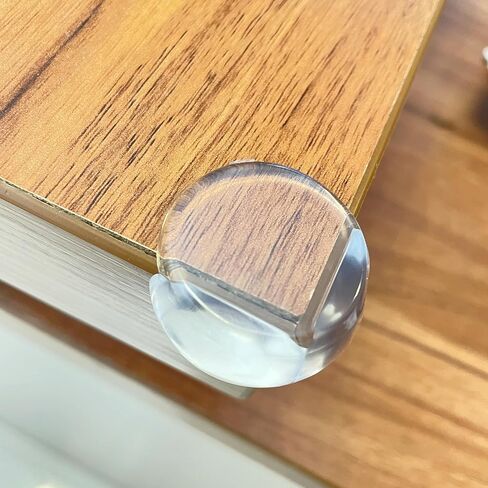 Table Corner Guards, Baby Proofing Safety Plastic Corner Protectors, Clear, Pack of 10 in Saudi Arabia