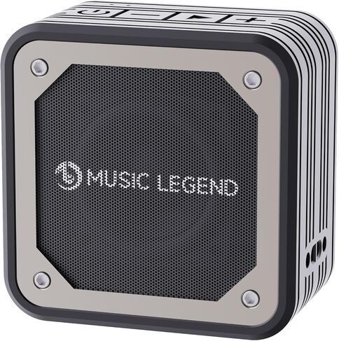 Waterproof Outdoor Bluetooth Speaker, ​15W Subwoofer Speaker，TWS Pairing,Portable Wireless Speaker with USB Port and TF Card Reader,for Home/Party/Outdoor/Beach, (Black Gray) in Saudi Arabia
