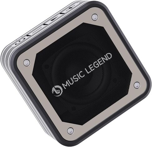 Waterproof Outdoor Bluetooth Speaker, ​15W Subwoofer Speaker，TWS Pairing,Portable Wireless Speaker with USB Port and TF Card Reader,for Home/Party/Outdoor/Beach, (Black Gray) in Saudi Arabia