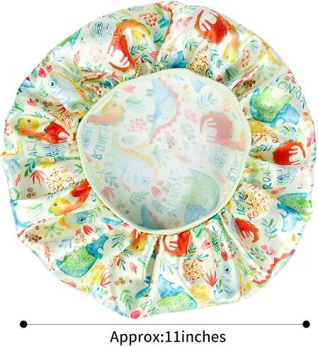 3 Pieces Kids Satin Bonnet Adjustable Sleep Caps Soft Silk Night Sleeping Hats for Teens Toddler Children Reversible Double in Saudi Arabia