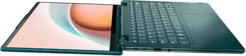 Lenovo Yoga 6 13 كمبيوتر محمول 2 في 1 I 13.3 بوصة WUXGA IPS 100% sRGB شاشة لمس I AMD 6-Core Ryzen 5 5500U (>i7-10510U) I 8GB DDR4 256GB SSD I بصمة إصبع بإضاءة خلفية HDMI Win11 Pro Dark Teal + كابل HDMI in Saudi Arabia