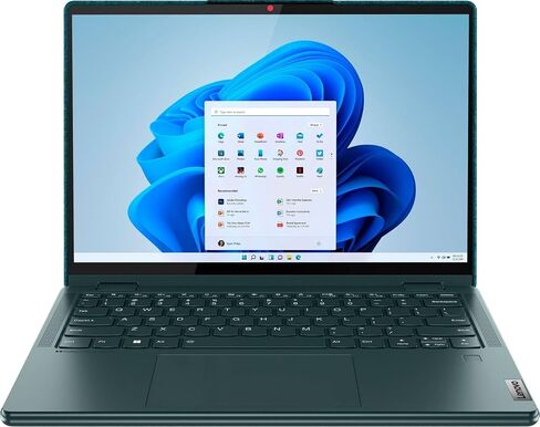 Lenovo Yoga 6 13 كمبيوتر محمول 2 في 1 I 13.3 بوصة WUXGA IPS 100% sRGB شاشة لمس I AMD 6-Core Ryzen 5 5500U (>i7-10510U) I 8GB DDR4 256GB SSD I بصمة إصبع بإضاءة خلفية HDMI Win11 Pro Dark Teal + كابل HDMI in Saudi Arabia