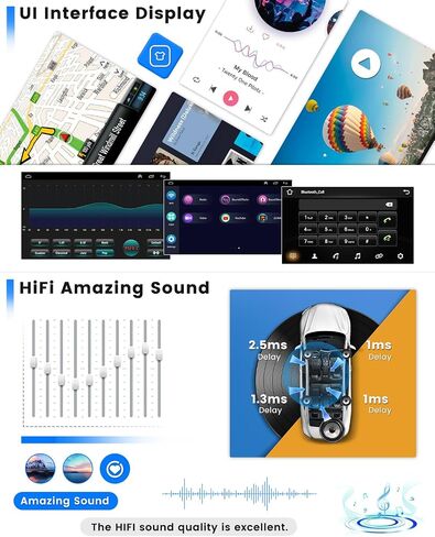 [2+64G] مجموعة ستيريو Hikity Android لراديو Subaru Forester WRX Impreza، شاشة لمس HD 9 بوصة لاسلكية CarPlay Android Auto Radio مع نظام تحديد المواقع العالمي (GPS) وكاميرا احتياطية HiFi BT RDS in Saudi Arabia