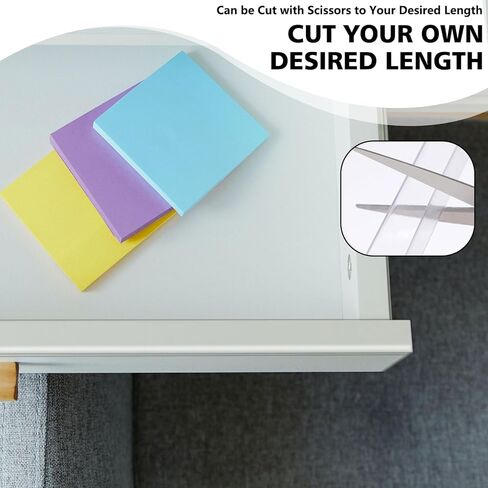 12 قطعة من البلاستيك الواقي من الحواف الشفافة، واقي زوايا جدار الأثاث بطول 16.5 سم لباب الخزانة مقاس 0.7 سم، زخرفة مصدات زوايا الطاولة سهلة الارتداء على المكتب، شريط حماية الحواف الحادة لسرير الدرج in Kuwait