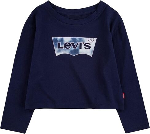 تي شيرت Levi's® للفتيات الصغيرات بأكمام طويلة (طفل صغير) in Saudi Arabia