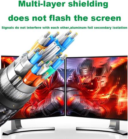 HDMI Cable 5ft/1.5m 1080P HDMI Male to 3 Video Audio AV Cable Connector Adapter Transmitter for TV HDTV DVD VCD in Kuwait