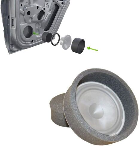 Alpine R-Series R2-S69 6x9 2-Way Coaxial Hi-Res Certified Car Audio Speakers w/Fast Rings Bundle, Integrated 1" Tweeter & Crossover Network, 100W RMS, 300W Peak, 60Hz-40kHz Frequency Response in Saudi Arabia