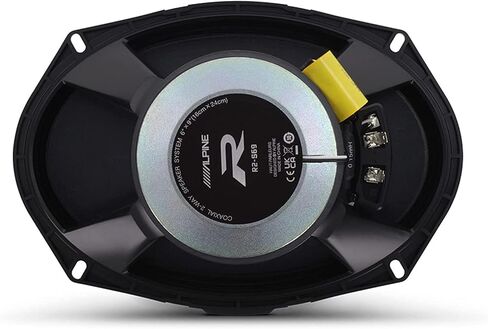 Alpine R-Series R2-S69 6x9 2-Way Coaxial Hi-Res Certified Car Audio Speakers w/Fast Rings Bundle, Integrated 1" Tweeter & Crossover Network, 100W RMS, 300W Peak, 60Hz-40kHz Frequency Response in Saudi Arabia