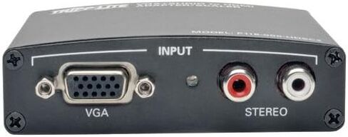 تريب لايت P116-000-HDSC2 مكون في جي ايه مع صوت ستيريو RCA إلى محول HDMI 1080 بكسل، أسود in Saudi Arabia