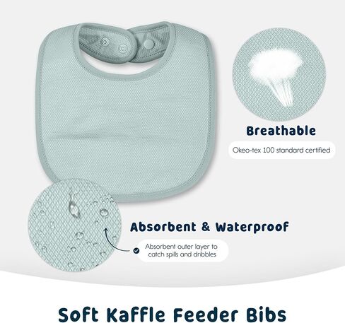 مجموعة من 3 صدريات سهلة مقاومة للفوضى من تايني توينكل، ومجموعة من 8 صدريات لإطعام الأطفال in Kuwait