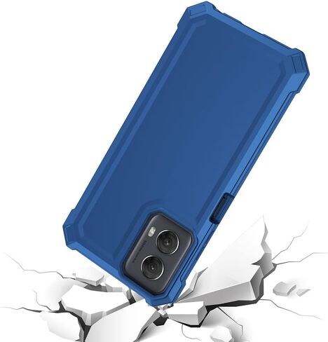 for Motorola Moto G Stylus 5G 2024 Case with Screen Protector,Full Body Protection Front PC Back Soft Silicone Bumper,Heavy Duty Protection Shockproof Phone Case for Moto G Stylus 5G 2024 Blue in Saudi Arabia