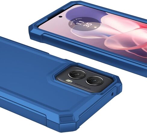 for Motorola Moto G Stylus 5G 2024 Case with Screen Protector,Full Body Protection Front PC Back Soft Silicone Bumper,Heavy Duty Protection Shockproof Phone Case for Moto G Stylus 5G 2024 Blue in Saudi Arabia