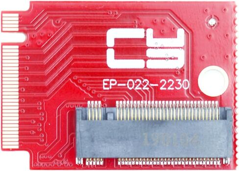 CY Card Adapter 2230 to 2280 Adapter Compatible with Rog Ally,NVME M-Key 5Pin M.2 PCIE 4.0 for Rog Alley SSD Adapter Upgrade Converter 90 Degree MKey Modification PCB in Saudi Arabia