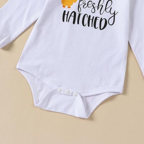 Chicken Baby Clothes Baby Girls Funny Letter Romper Chicken Fabric Flare Trousers Heaband Set Country Farm Baby Stuff in Saudi Arabia