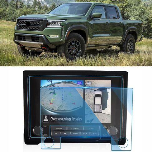9" Car Screen Protector for 2022 2023 2024 Nissan Frontier Accessories Touchscreen 9H Hardness Tempered Glass Compatible with 2022 2023 2024 Frontier D41 (Pro-X, Pro-4X) - HD Clear in Saudi Arabia