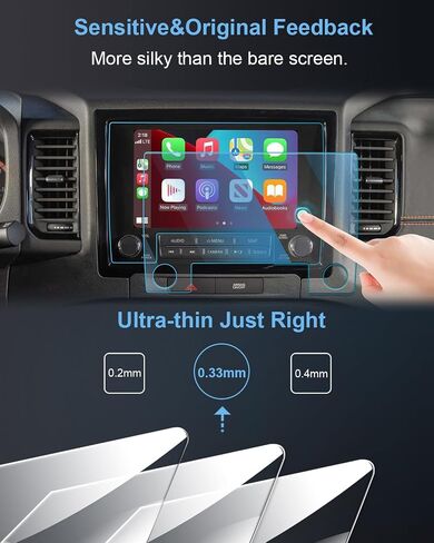 9" Car Screen Protector for 2022 2023 2024 Nissan Frontier Accessories Touchscreen 9H Hardness Tempered Glass Compatible with 2022 2023 2024 Frontier D41 (Pro-X, Pro-4X) - HD Clear in Saudi Arabia