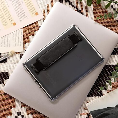 CoBak Clear Case & Hand Strap for Kindle Paperwhite 11th Gen 2021 & Signature Edition(6.8")-Lightweight Scratch-Proof Silicone Back Cover. Perfectly Clear Protection in Saudi Arabia