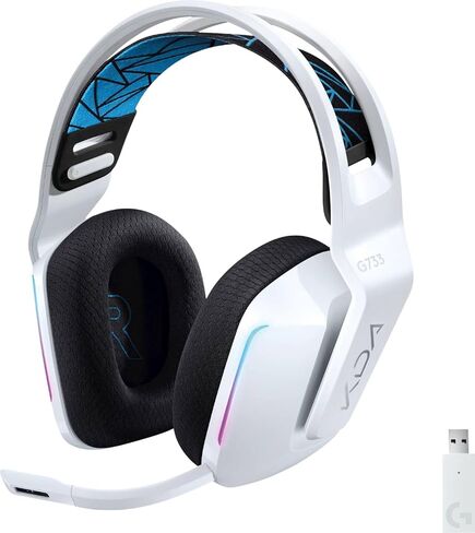 سماعة الألعاب اللاسلكية Logitech G733 K/DA Lightspeed مع نظام تعليق لأجهزة الكمبيوتر الشخصية وأجهزة Mac وPlayStation 4/5 (متجددة) in Saudi Arabia