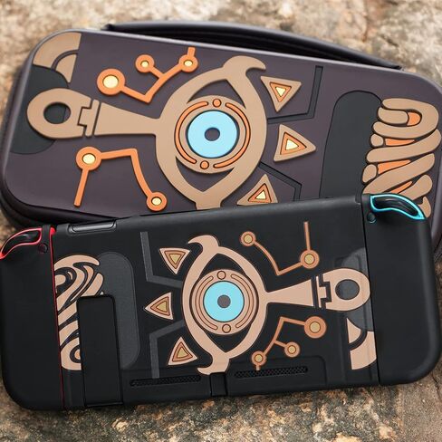 TIKOdirect Carrying Case Accessories for Switch,Portable Travel Case with Soft Protective Case, Screen Protectors and Thumb Grip caps, Green in Saudi Arabia